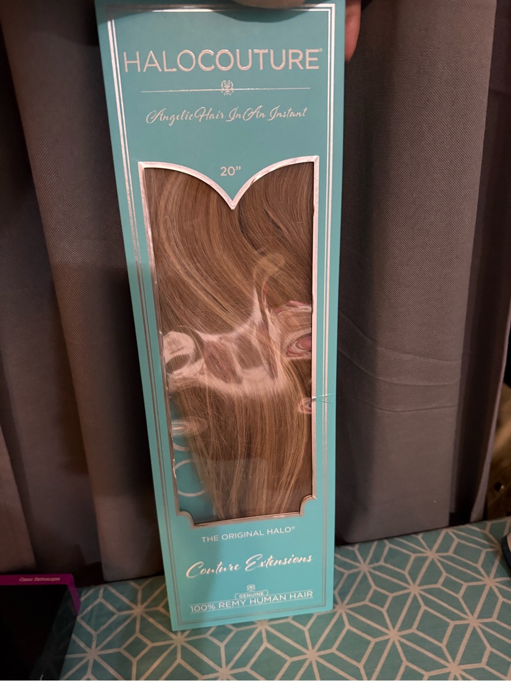 HaloCouture 20" Blonde Halo Hair Extension - Light Brown Blonde